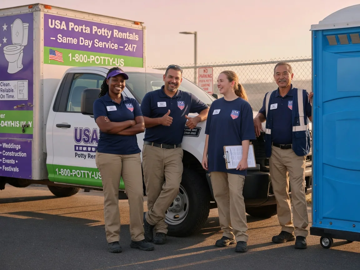 Porta Potty Rental company in Bingham, IL